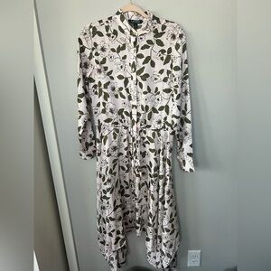 Ralph Lauren Pink and Green Floral dress